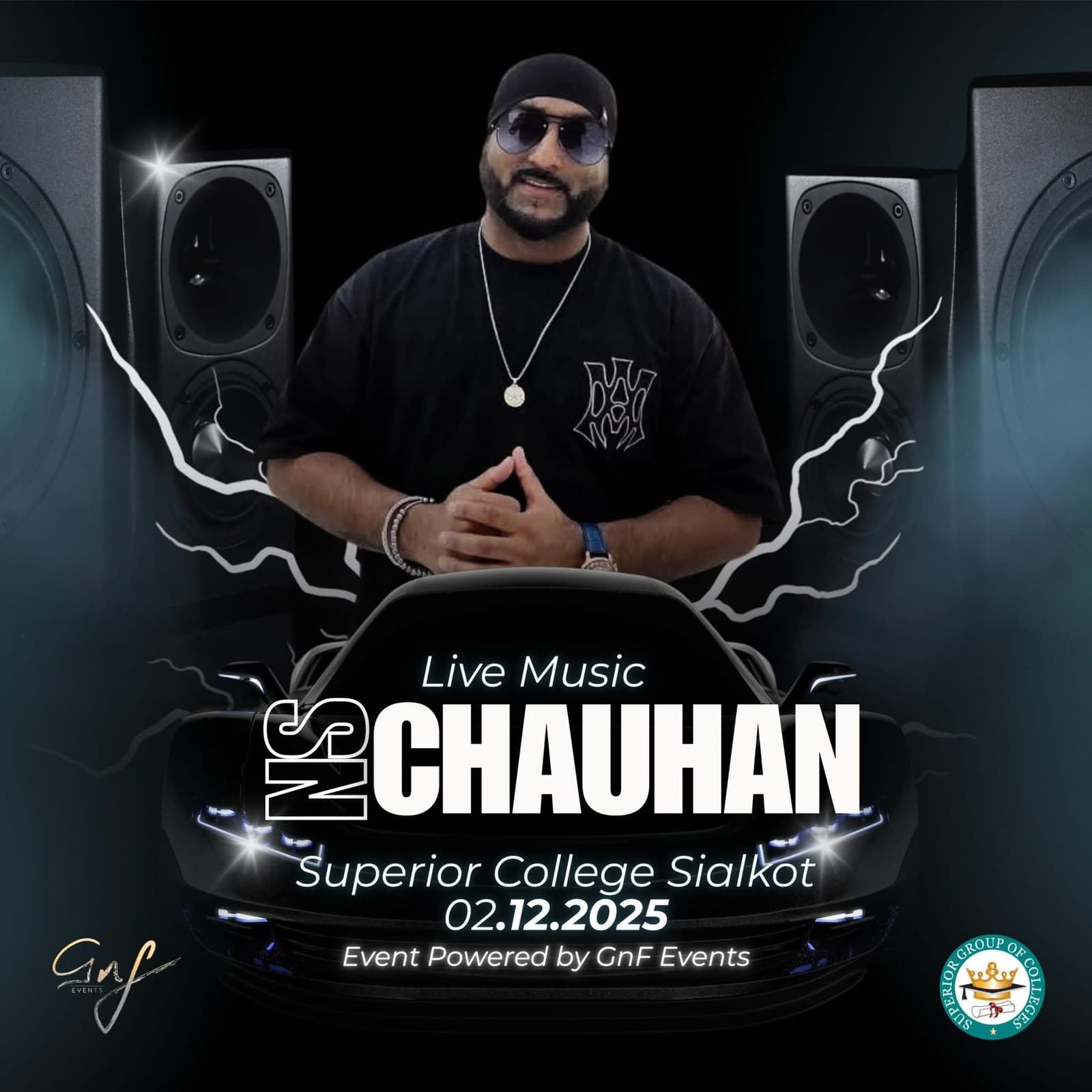 GnF Events recent show poster 12