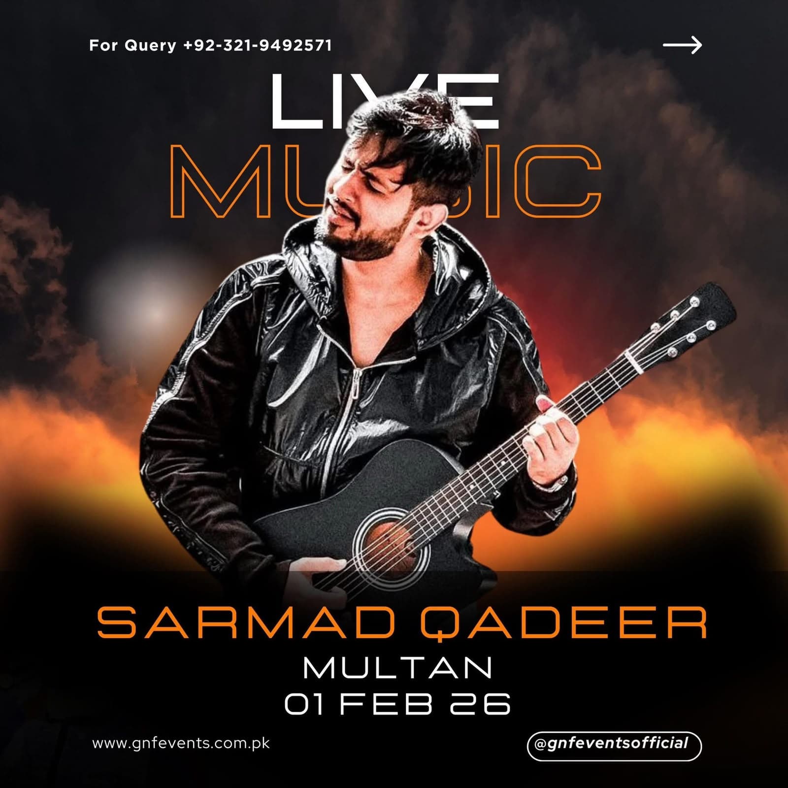 GnF Events recent show poster 6