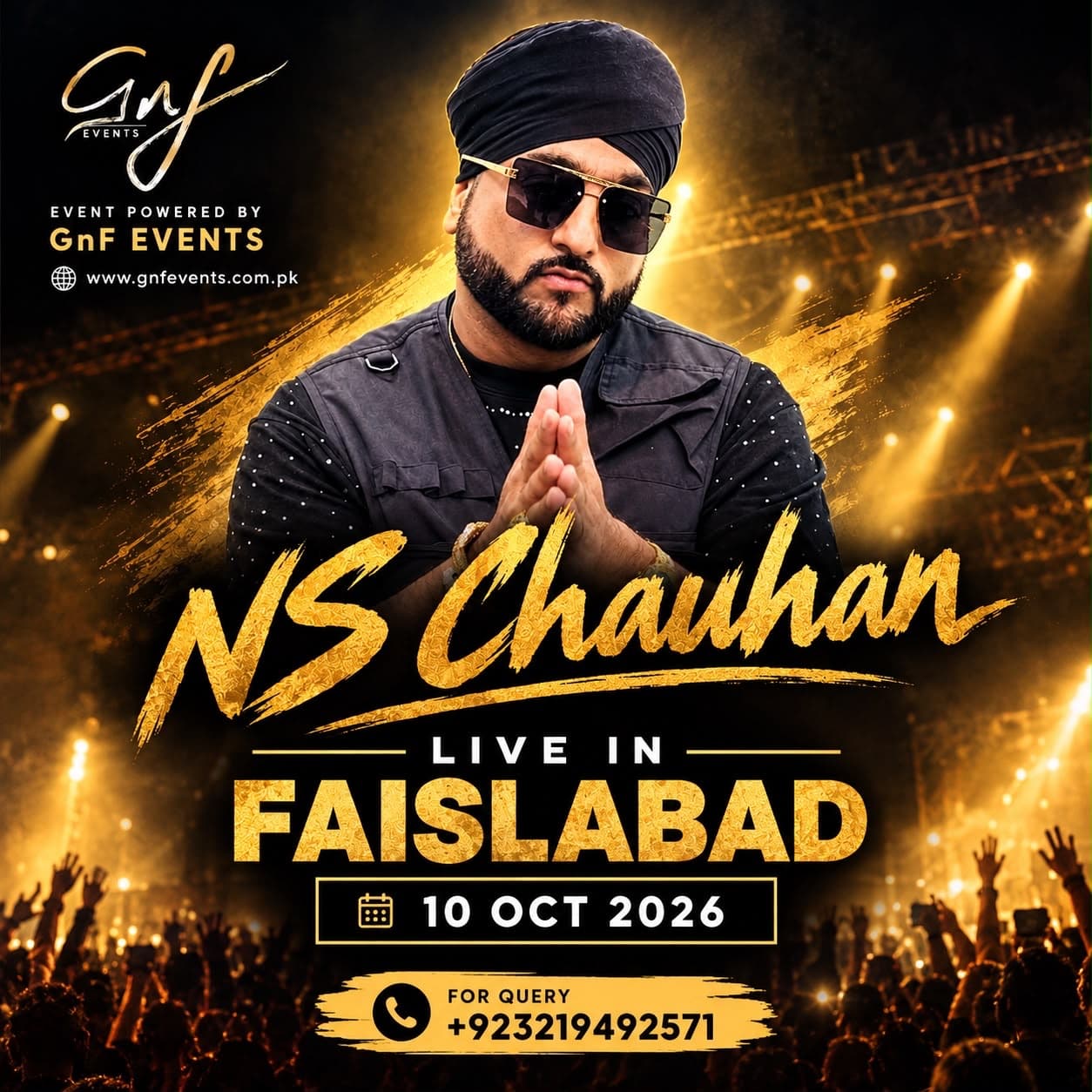 GnF Events recent show poster 1